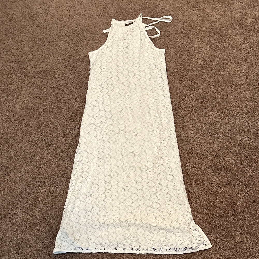 a new day white Lace Maxi Dress